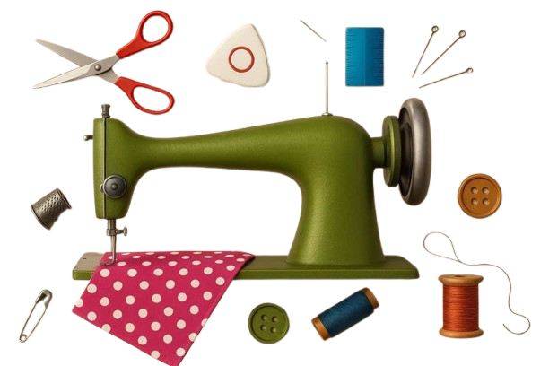 Couturière africaine travaillant sur une machine à coudre